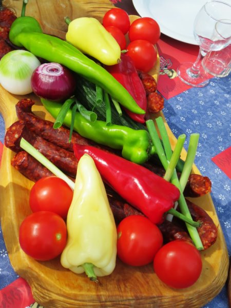 Mittagssnack fuer Reiter