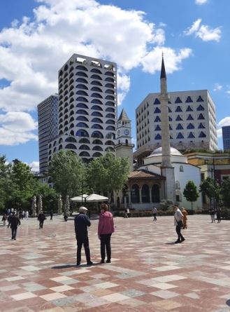 Tirana-Skanderbeg-Platz Tirana-Skanderbeg-Platz