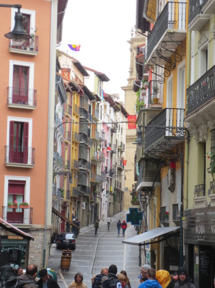 Gasse in Pamplona