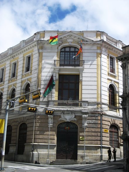 -La Paz Platz Murillo Aussenministerium-