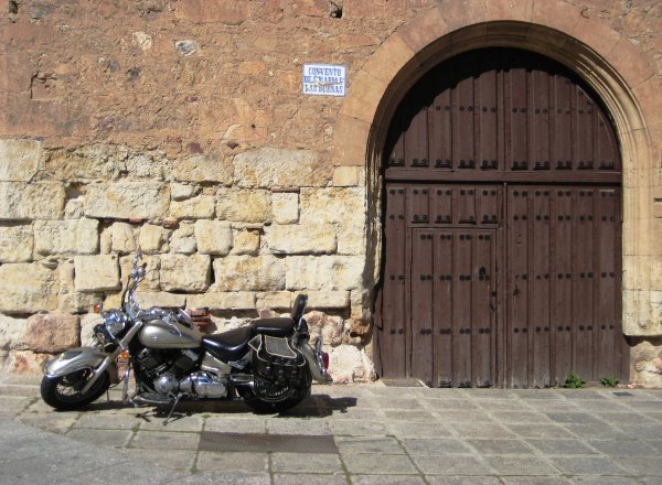 Salamanca Motorrad der Aebtissin