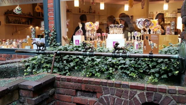 Stadtmusikanten-Boettcherstrasse als Brunnen